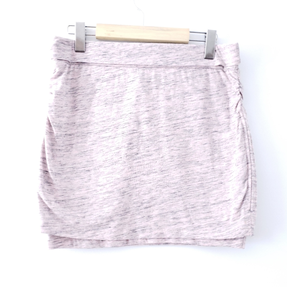 BENCH Pink Skirt Heathered Mini Skirt Grey